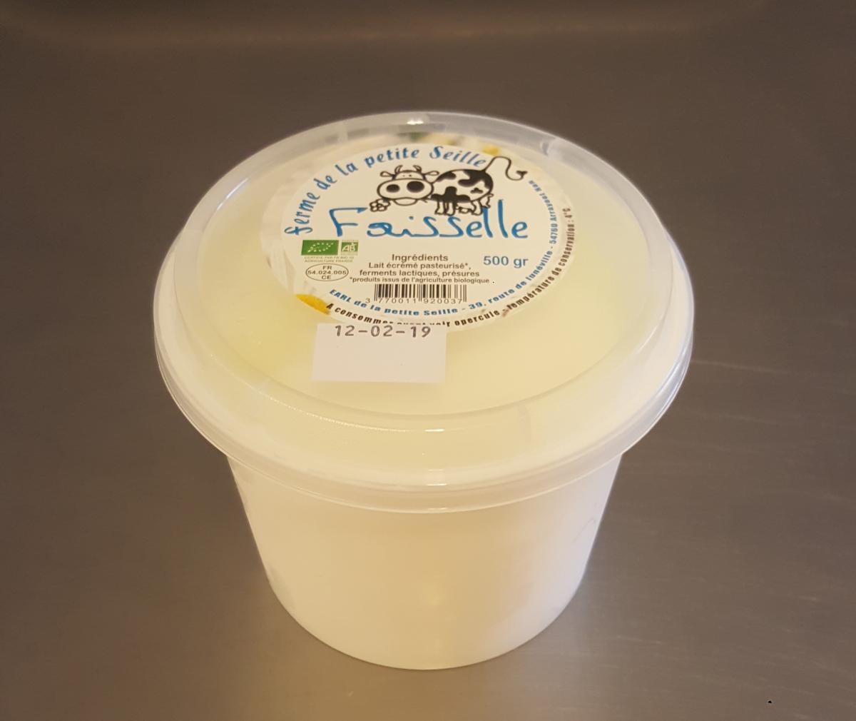 Fromage bio faisselle - Fromageriefermieredeschenes